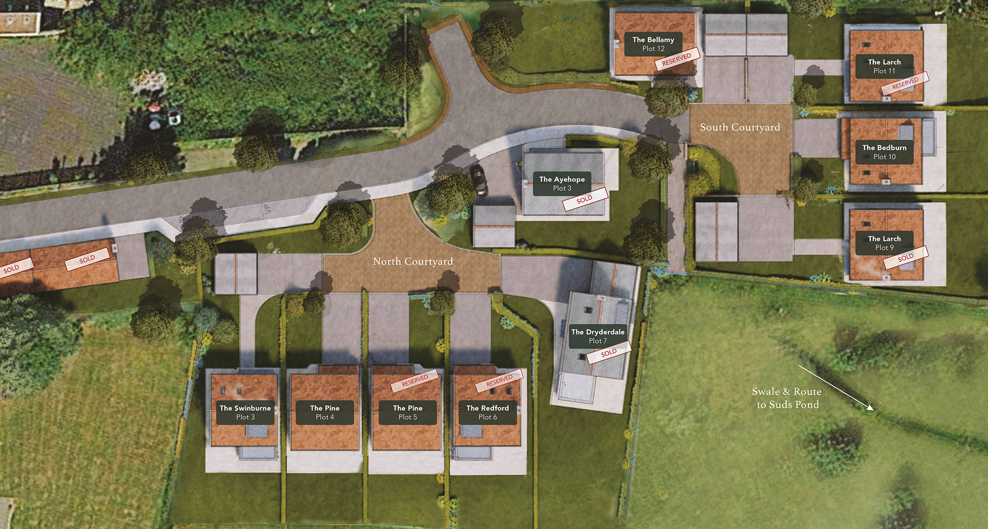 Hamsterley Site Plan
